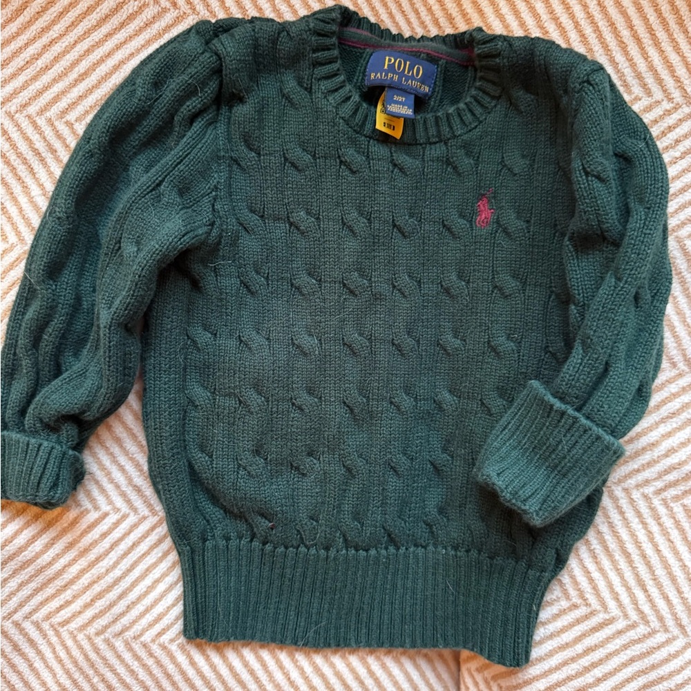 Ralph Lauren Forest Green Knit Sweater